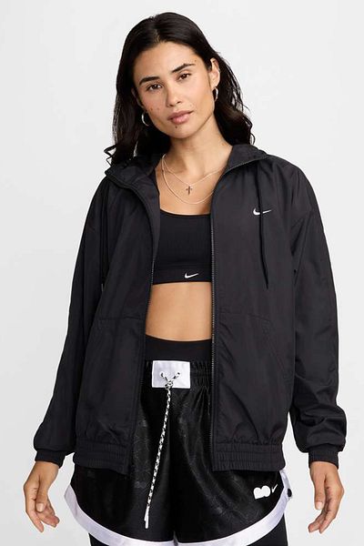 Nike W Nsw Essntl Uv Wvn Jkt Hd