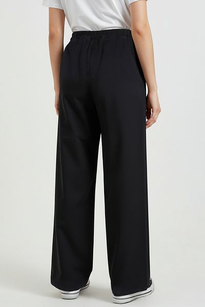 Trendyol Collection Blugi negri cu talie elastică cu talie înaltă, cu picioare extra largi TWOSS25JE00037