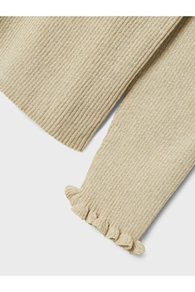 name ıt Nkfriaglitter Ls Knit 13223077   Summer Sand