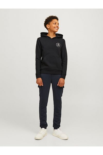Jack & Jones Jjeswift Sweat Hood - Noos Jnr 12258968   Black