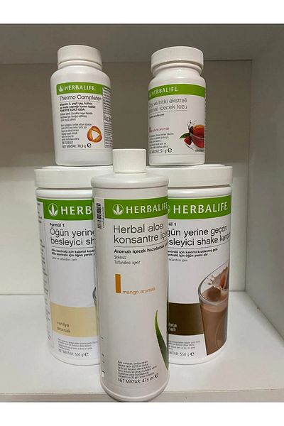 Herbalife Flavored Herbal Peach Tea - 51 G, 2 Pieces Full Set