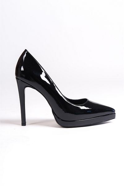 Capone Outfitters Spitze Zehenplattform-Damenschuhe mit hohem Absatz