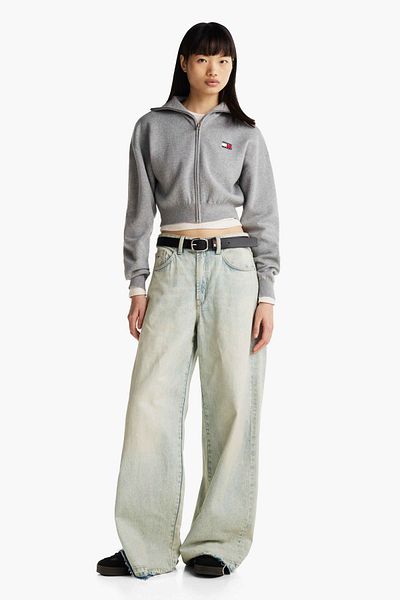 Tommy Hilfiger TJW CRP BADGE ZIP THRU CARDIGAN