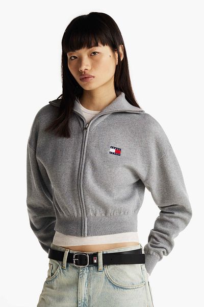 Tommy Hilfiger TJW CRP BADGE ZIP THRU CARDIGAN