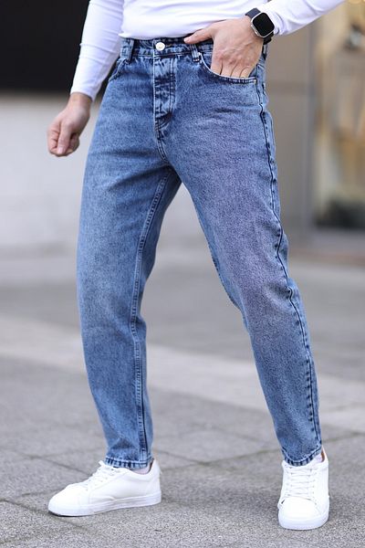 Trendyol Collection Blaue Boyfriend-Jeans – Jeans TMNAW25JE00020