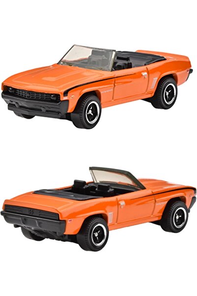mattel Kibrit Kutusu Amerikan Cabrio Serisi - 1969 Camaro SS 396 Cabrio 4/6