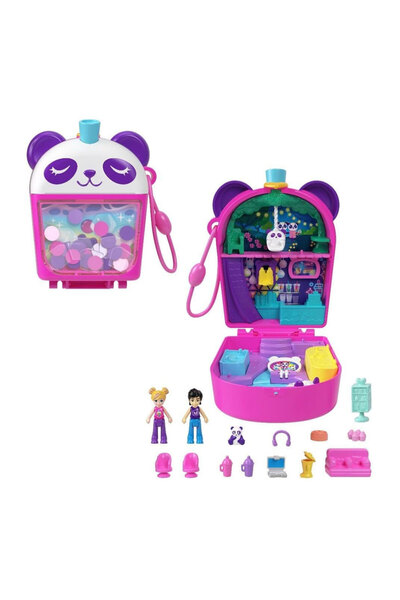 mattel Polly Pocket Ve Maceraları Panda Bubble Tea Oyun Seti - HWN95