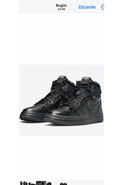 Nike Air Jordan 1 Acclimate Triple Black unisex Spor Ayakkabı Dc7723-001