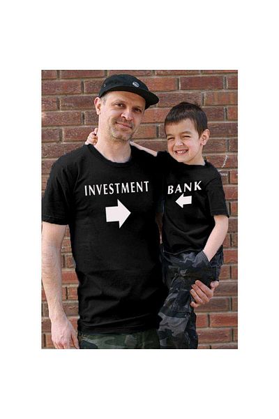 Tshirthane Μπλουζάκι Father Son Girl Investment Bank (ΕΙΝΑΙ ΜΟΝΟ ΠΡΟΪΟΝ ΠΡΟΣΘΗΚΗ 2 ΤΕΜΑΧΙΩΝ ΣΤΟ ΚΑΛΑΘΙ ΓΙΑ ΝΑ ΚΑΝΕΤΕ ΣΥΝΔΥΑΣΜΟ)