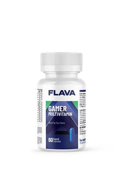 FLAVA 60 Capsules Gamer Multivitamin
