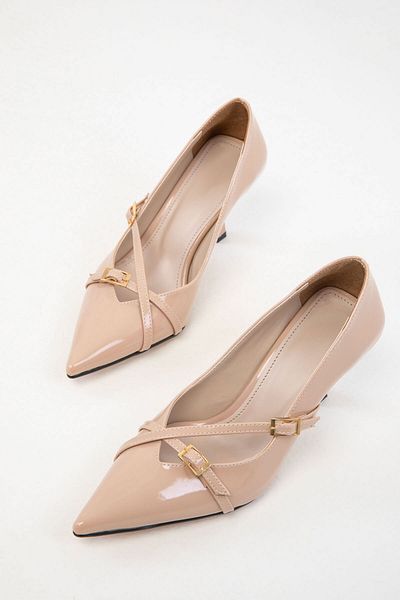 SOHO Skin Patent Leather Women's Classic Heeled Shoes 20183
