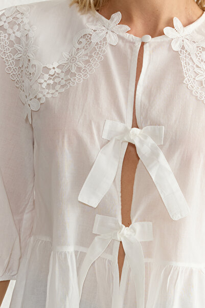 Trendyol Collection Δαντελένια λεπτομέρεια και μπροστινή ύφανση