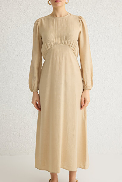 Trendyol Modest Φόρεμα χιτζάμπ αεροβίλου χωρίς επένδυση από πέτρα TCTSS25EB00004