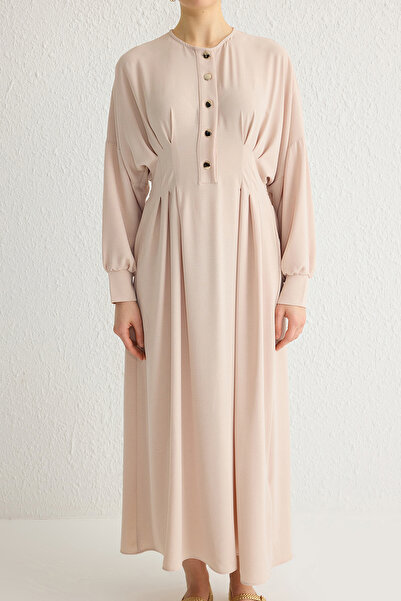 Trendyol Modest Φόρεμα χιτζάμπ αεροβίλου χωρίς επένδυση από πέτρα TCTSS25EB00020