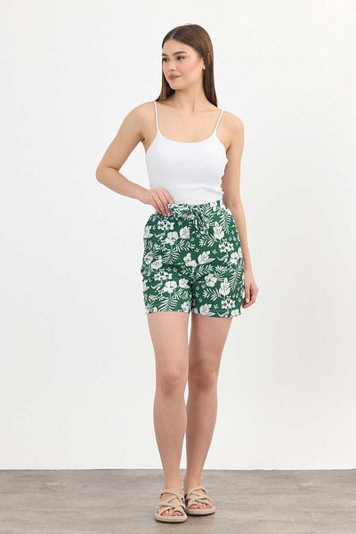 Rays Pantaloni scurți cu imprimeu floral Emerald 4356A