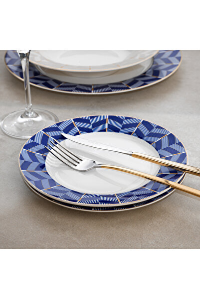 Schafer Fiesta Yemek Takımı 24 Parça-Lacivert