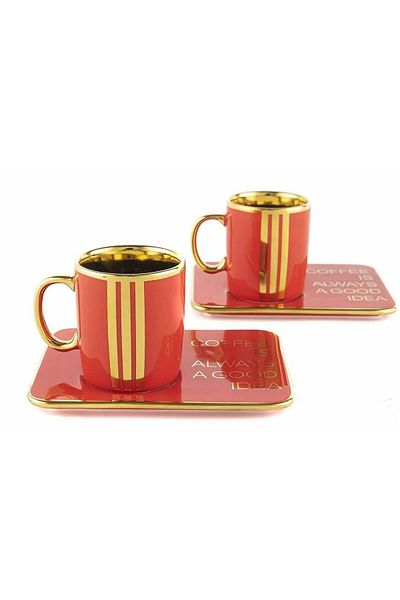 Mikasa Moor Scarlet 2 Coffee Cup