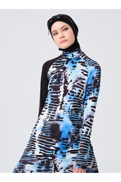 ALFASA Аквамарин Хіджаб - Синій -