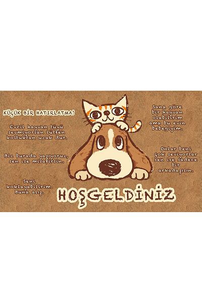 Egebella Non-Slip Base Printed Decorative Door Mat
