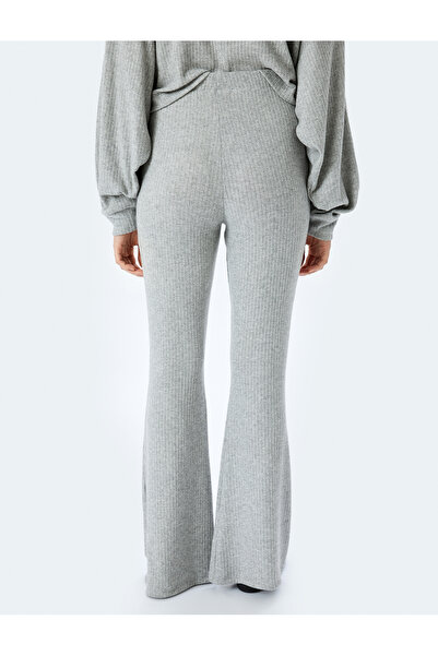 Koton Viscose Blended Spanish Leg Sleepwear Bottoms with Tie Waist