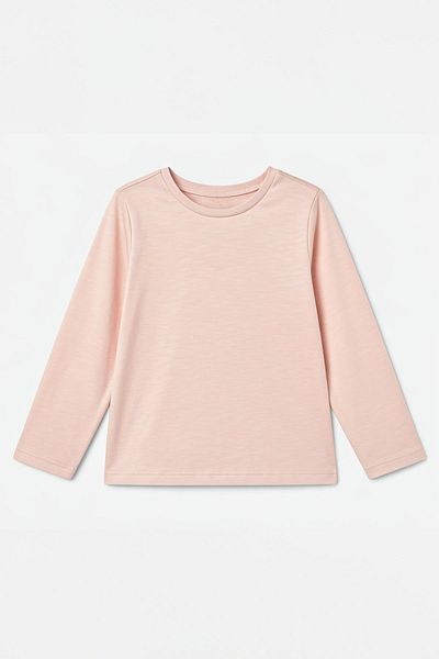 Perendi Unisex 100% βαμβακερό μακρυμάνικο μπλουζάκι Basic - Puppy Mouth