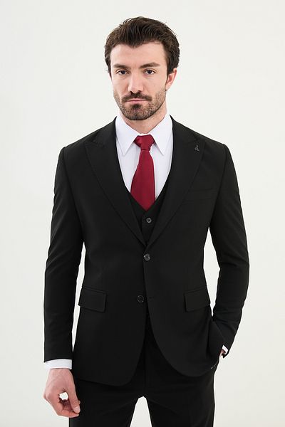 Mcr Pointed Collar Suit Set