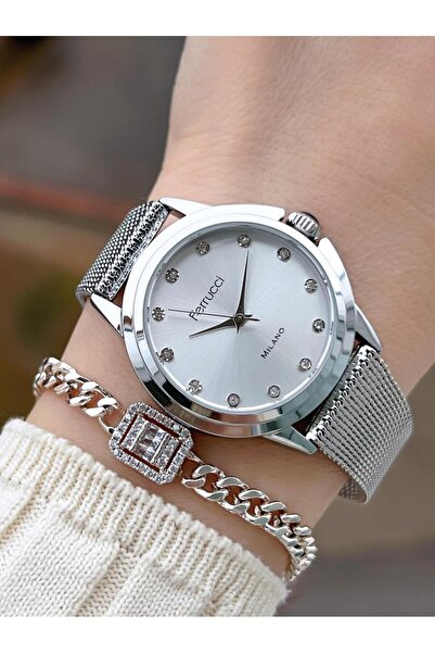 Ferrucci Steel Band New Season 30 Mt Water Resistant Women's Wrist Watch Bfc....