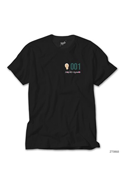 CrowsGate Tricou negru Squid Game Gamer 001