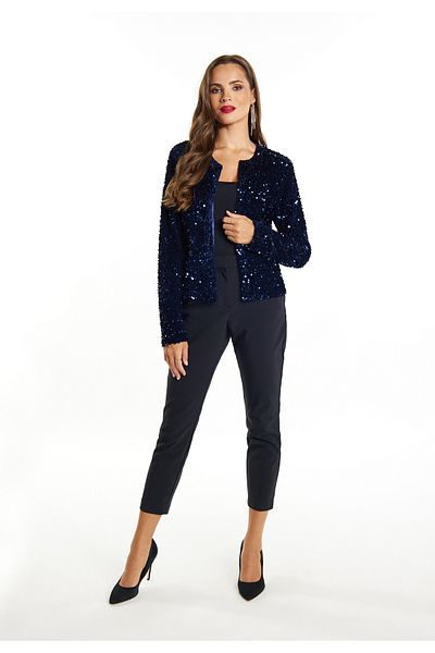 Faina Jacke Mit Pailletten