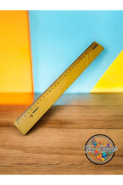 tiny hands 30cm Wooden Ruler Wooden Ruler 30 cm Straight Wooden Ruler 30cm Ruler Drawing Ruler