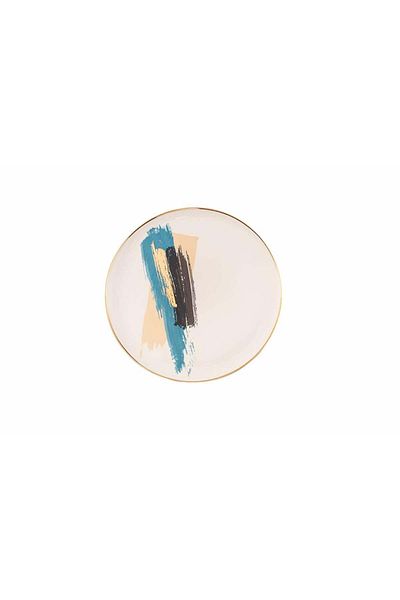 Porland Dash Pattern3 Flat Plate 21cm