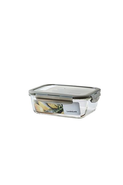 Lock & Lock Locknlock Euro Oven & Storage Container Quadrilateral 740 Ml Gray
