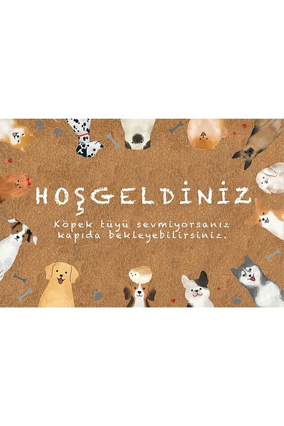 Egebella Non-Slip Base Printed Decorative Door Mat