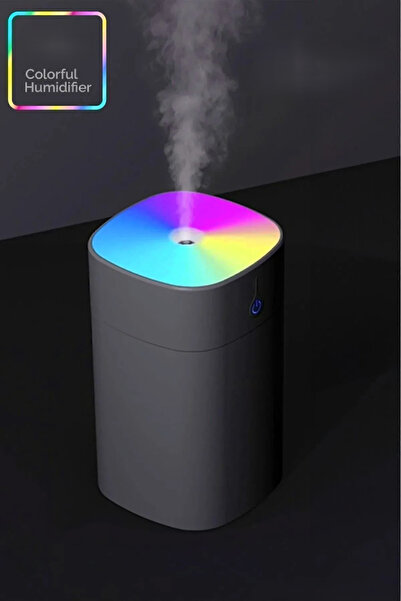 MATECHNO 400 ML Ultrasonik Oda ve Araç Hava Nemlendirici Buhar Makinesi Ve Ar...