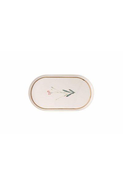 Porland 28cm Boat Plate - Botanical Patterned