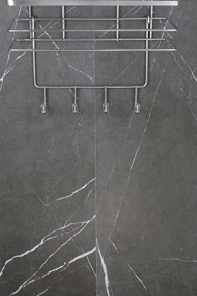 Sas Haus Washcloth Hanger - Chrome Bathroom Corner Hanger Organizer Towel Holder Compatible with All Shampoo Holders