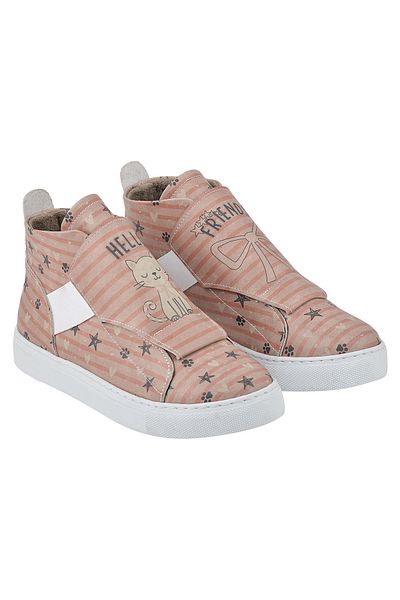 Streetfly Colorful Pink Cats Love Design Women's Boots