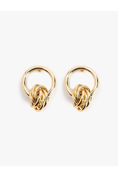 Koton Geometric Vintage Earrings