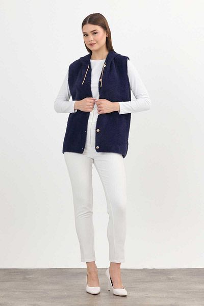 Rays 6681 Model Soft Hooded Vest - Navy