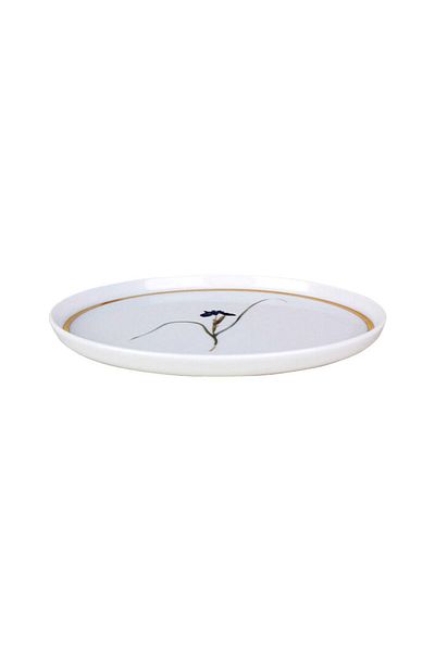 Porland Botanical Pattern3 Single Flat Plate 21cm