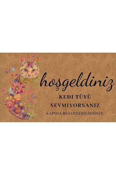 Egebella Non-Slip Base Printed Decorative Door Mat