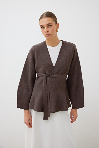 TERZİ DÜKKANI VERA ÇELİK Ö din material subțire PEPLUM HIRKA MARO