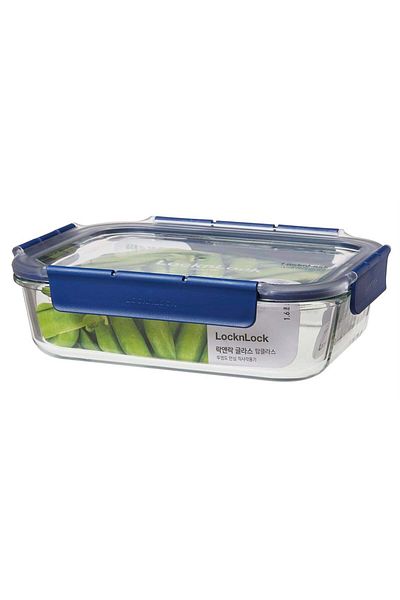 Kitchenaid Locknlock Top Class 1.6L Oven and Storage Container with Quadrilateral Lock - Blue