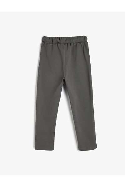 Koton Cotton Buttoned Pocket Detailed Trousers Look Sweatpants