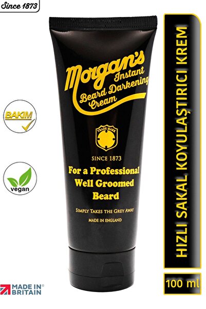Morgan's Pomade Morgan's Instant Beard Darkening Cream - Sakal Koyulaştırıcı ...