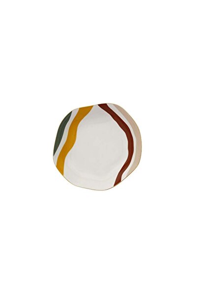Porland Abstract Pit Plate 21cm