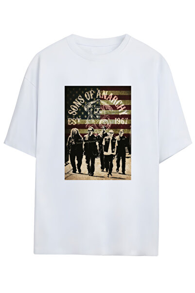 PERISENSE تي شيرت قطني ممشط كبير الحجم 100% قطن - تي شيرت صيفي مريح وفضفاض مط...