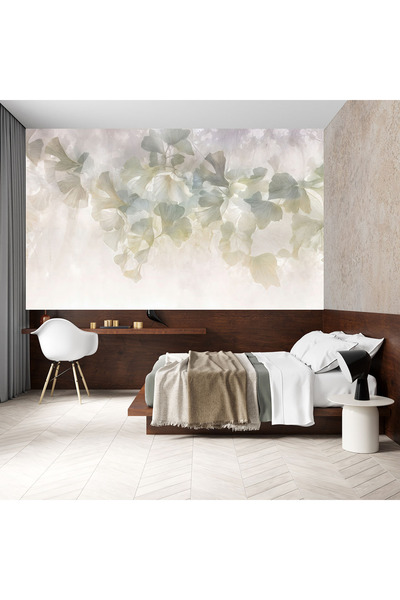 Home Soft desen yaprakların birlikteliği poster duvar kağıdı