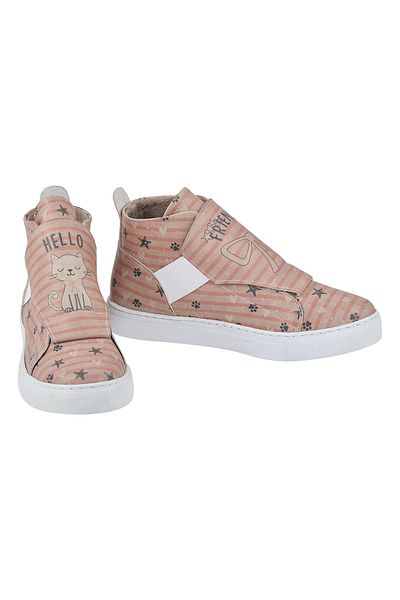 Streetfly Colorful Pink Cats Love Design Women's Boots