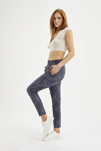 Oro verde Pantaloni leopard de damă, jambiere